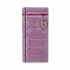 Such A Special Mum Nice Verse Xpress Yourself Keepsake Wallet Purse Greeting Card