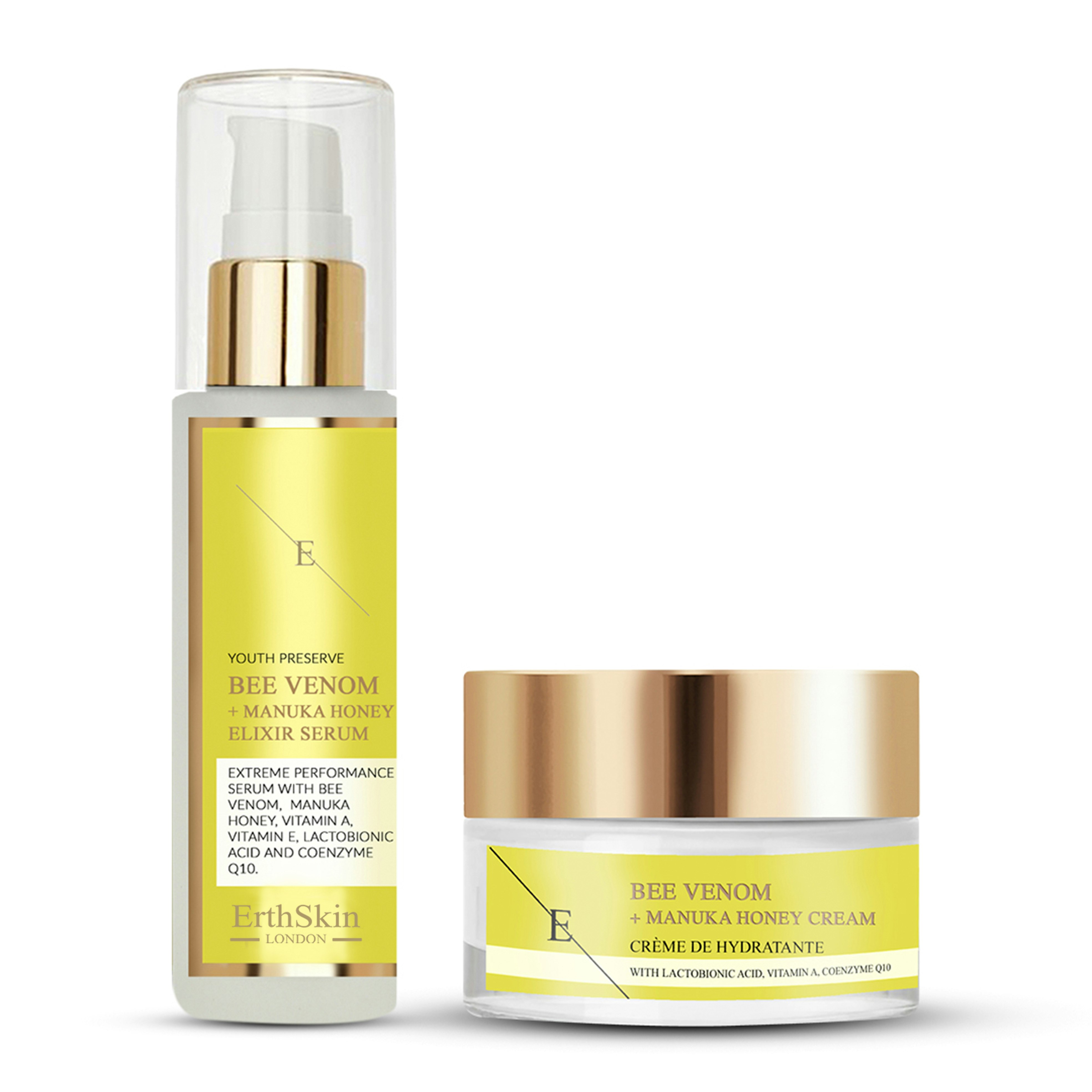 Bee Venom + Manuka Honey Cream 50ml + Bee Venom + Manuka Honey Elixir Serum 60ml