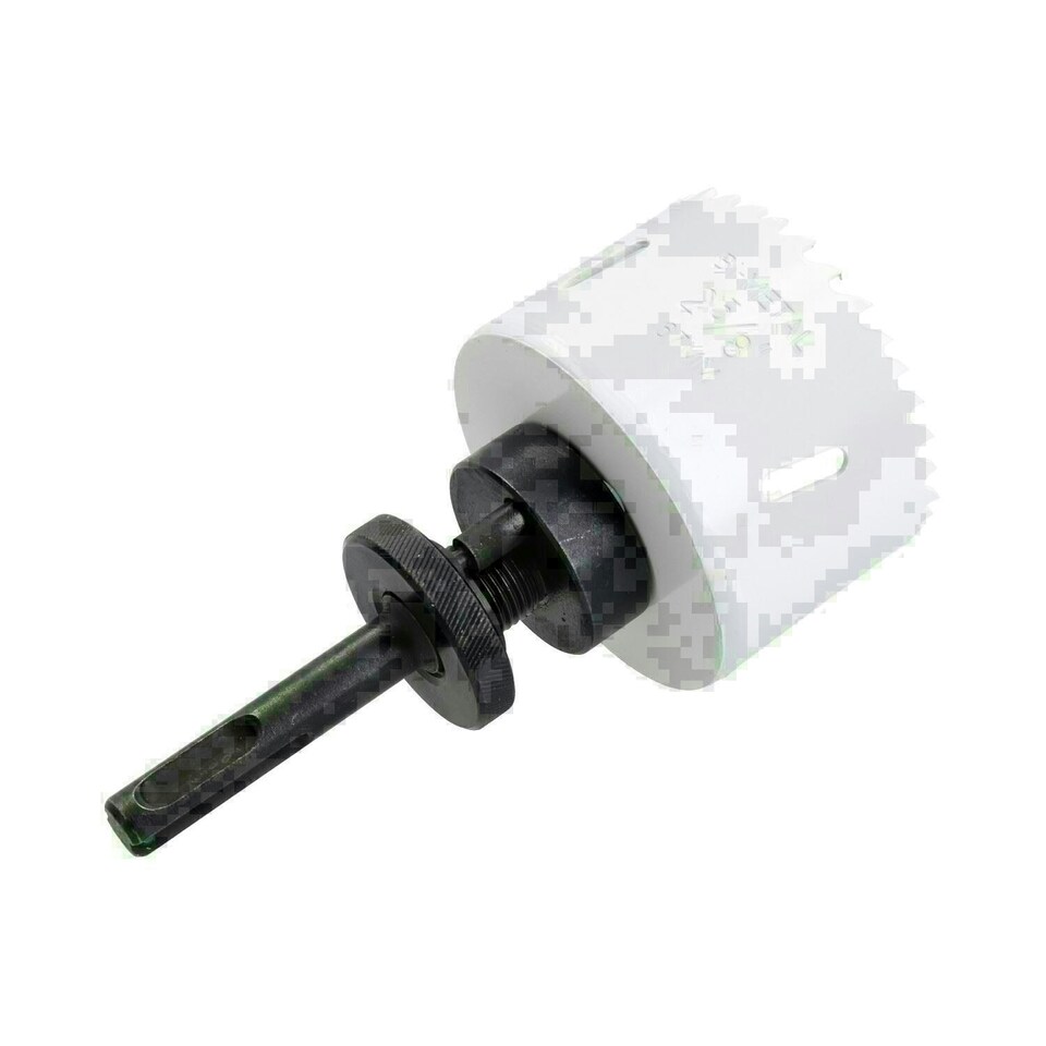image 1 of 67mm HSS Hole Saw Holesaw Bi-Metal Cutter with SDS Plus Arbor Adaptor