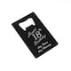 image 1 of Personalised Black Happy 18th Birthday Wallet Card Bottle Opener