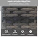 image 7 of Outsunny Outdoor PE Rattan Sun Lounger, 5-Level Adjustable Backrest Wicker Outdoor Chaise Recliner, Garden Chair with 2 Wheels, Grey