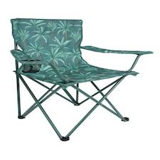Mountain Warehouse Folding Chair Patterned Handy Lightweight Outdoor Camping Green | Khaki