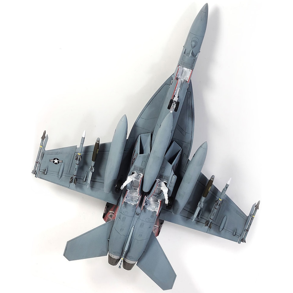image 1 of Academy F-A-18F VFA-154 Black Knights US Navy Fighter Model Kit Scale 1-72