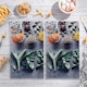 image 4 of 2 Pcs Glass Stove Cover Chopping Boards Worktop Protectors | Grey | Spice Design | 2
