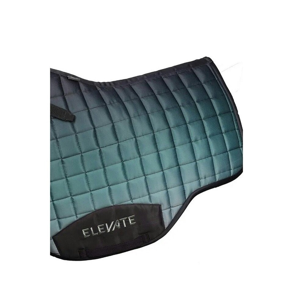 image 1 of Hy Elevate Horse Saddlepad - Navy/Olive Green - Cob/Full