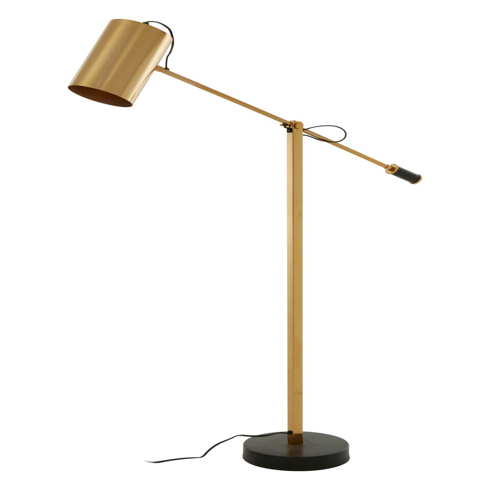 image 1 of Interiors by Premier Gold Floor Lamp Gold