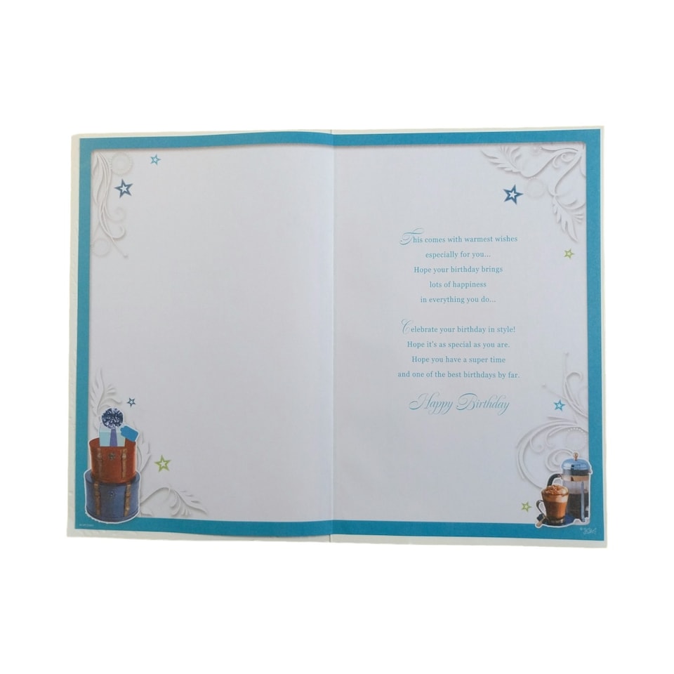 image 1 of 40th Birthday to Special Son Opacity Card