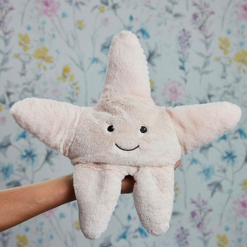 image 1 of Warmies Plush Starfish Microwavable Weighted Teddy