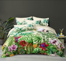Ezysleep Electra Floral Printed Duvet Set - Duvet Cover And Matching Pillowcases | Multi