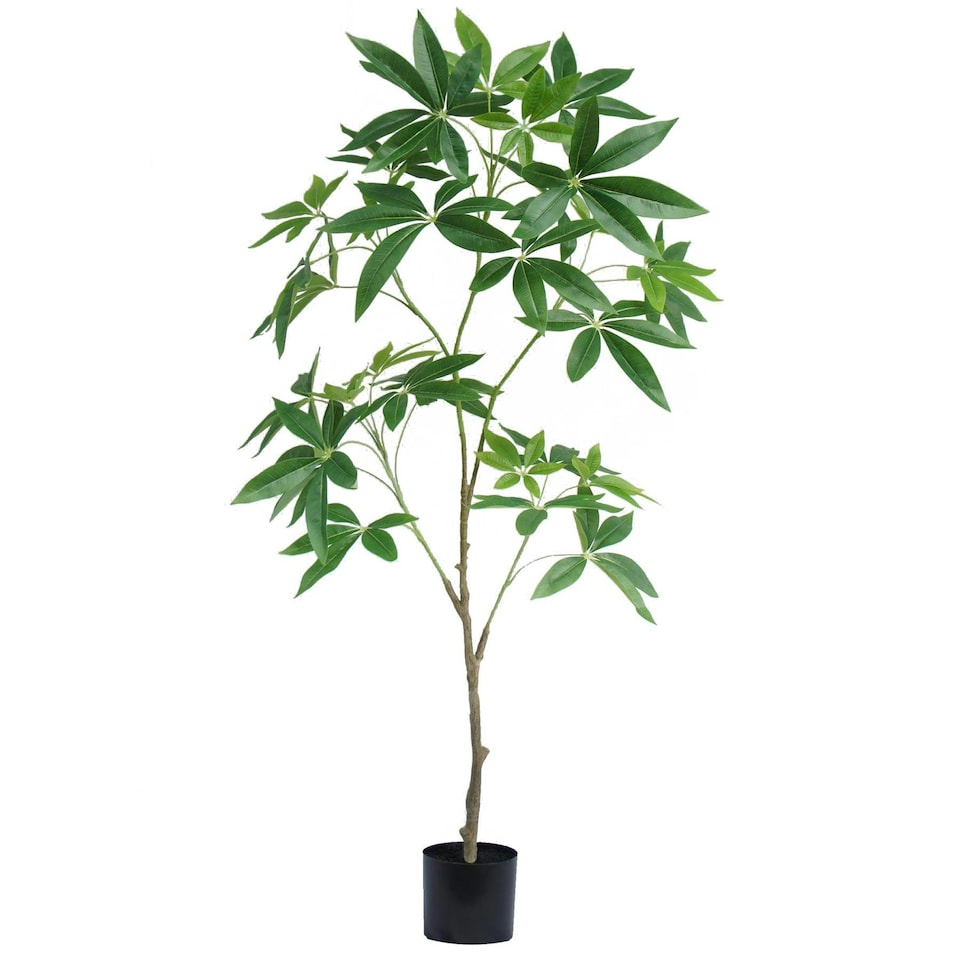 image 1 of 120cm Artificial Money Tree Pachira Realistic Faux Tree
