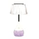 image 6 of Aromatize LED Colour Changing Pleated Shade Glitter Lamp | Multi
