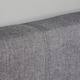 image 9 of Ottoman End Lift Storage Bed Single Hopsack Fabric Bed Frame Gas Lift Furniture