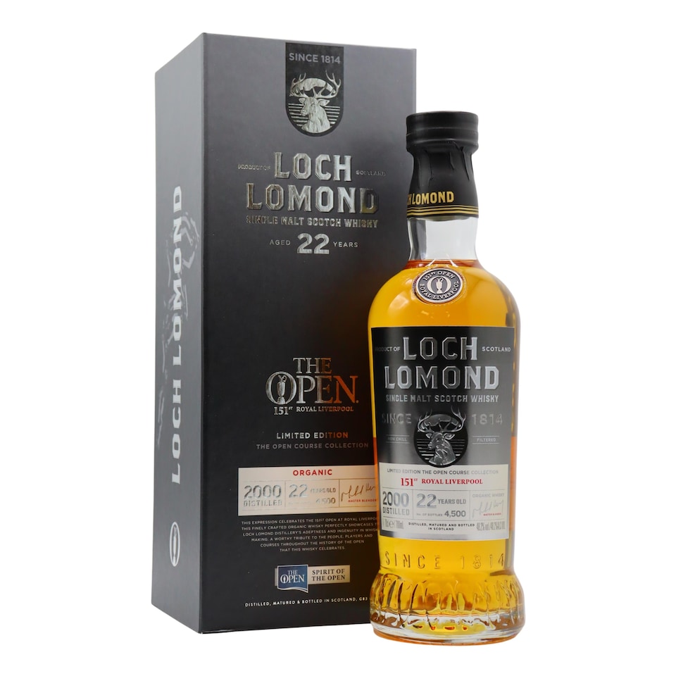 Loch Lomond - The Open Course Collection 2023 - 151st Royal Liverpool 2000 22 year old Whisky