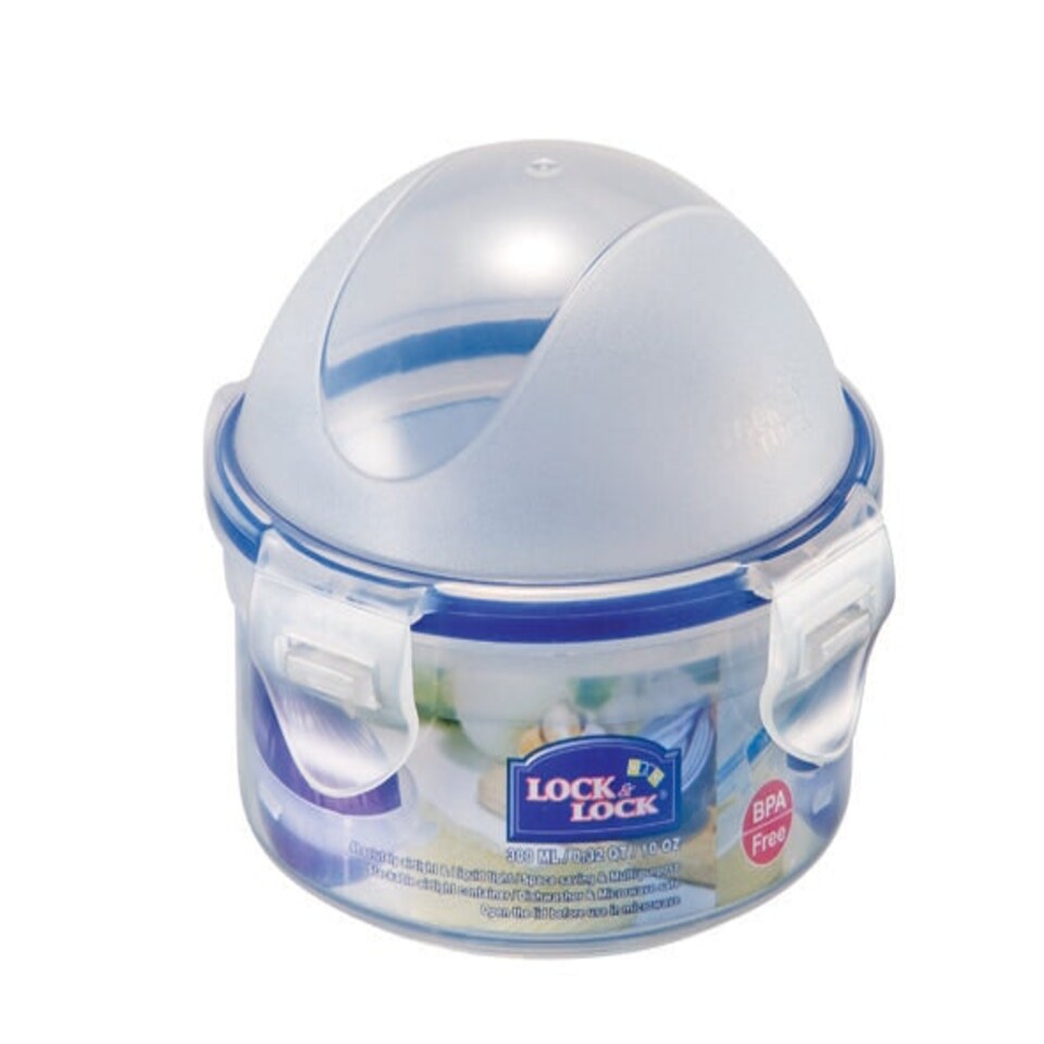 image 1 of LocknLock Classic Domed Food Container Reusable Kitchen Storage Box - 300 ml