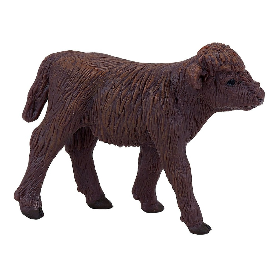 image 1 of MOJO Farmland Highland Calf Toy Figure (387202)