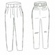 image 2 of Maison Fauve Belem Shorts & Trousers Paper Sewing Pattern – Women’s Shorts & Trousers, UK Sizes 8–26, Advanced