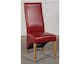 image 7 of Dakota 182 x 92cm Oak Large Dining Table and 8 Lola Leather Chairs | Red | Red