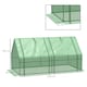 image 3 of Outsunny Mini Small Greenhouse with Steel Frame & PE Cover & Window