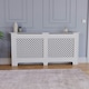 image 4 of Vida Designs Oxford Radiator Cover Painted MDF Cabinet, White, 172cm