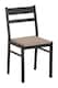 image 5 of Radley Dining Set - Black - Oak Effect - Oat Fabric | Brown | 5