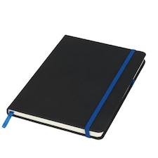 Bullet Noir Notebook - Solid Black/Blue - Medium