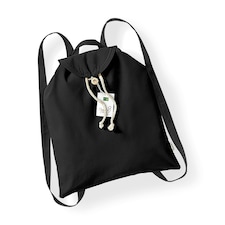 Westford Mill Organic Festival Backpack Bag (8 Litres) - Black - One Size