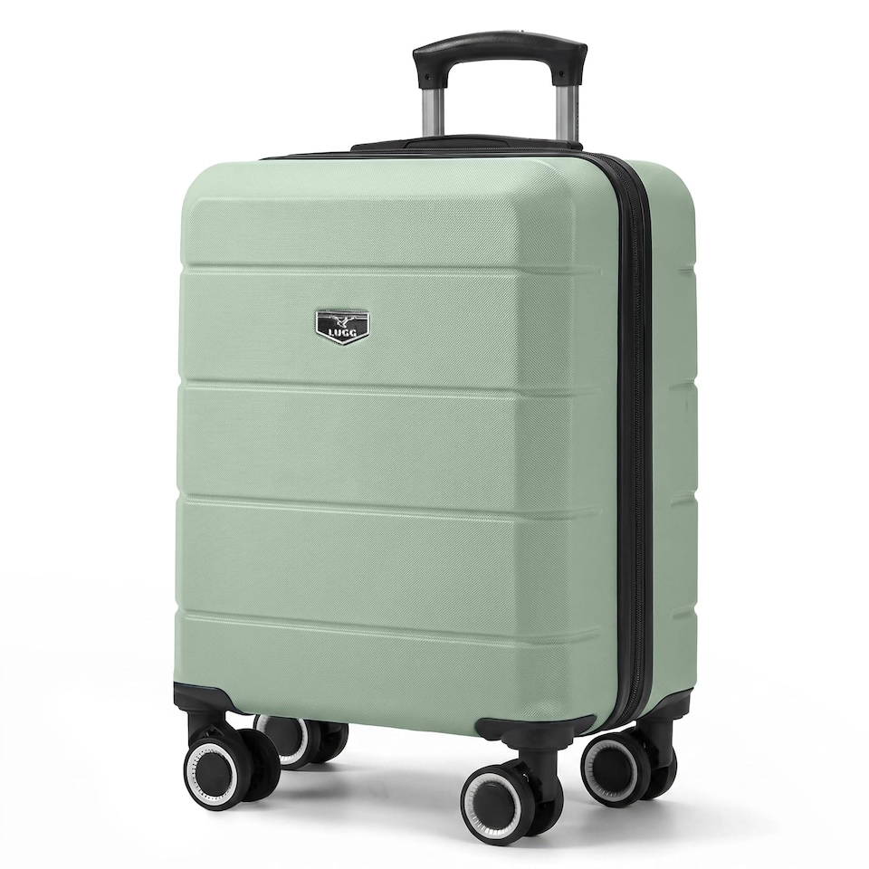 image 1 of Lugg Jetset Lightweight ABS Hard Shell Cabin Suitcase with 4 Spinner Wheels (45x33x20 cm)