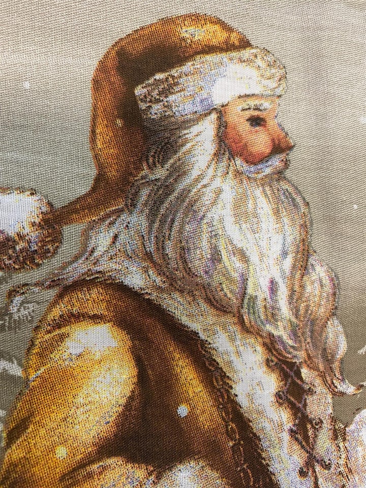 image 1 of Twilight Santa Duvet Cover Set | Multi | Multi | Single