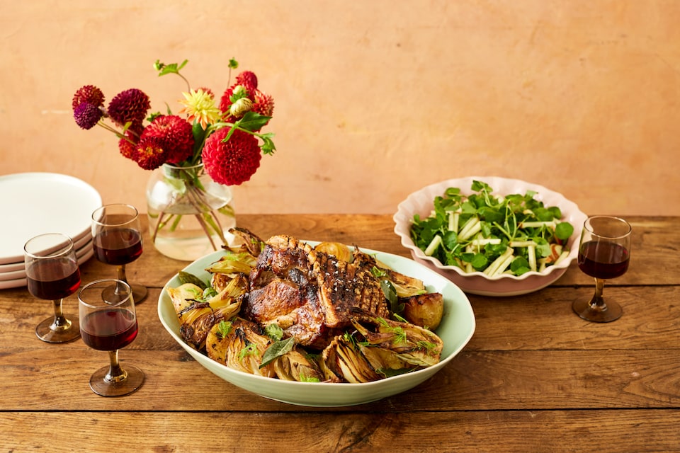 image 1 of Jamie Oliver Big Love Green Stoneware Serving Bowl | Green | Green