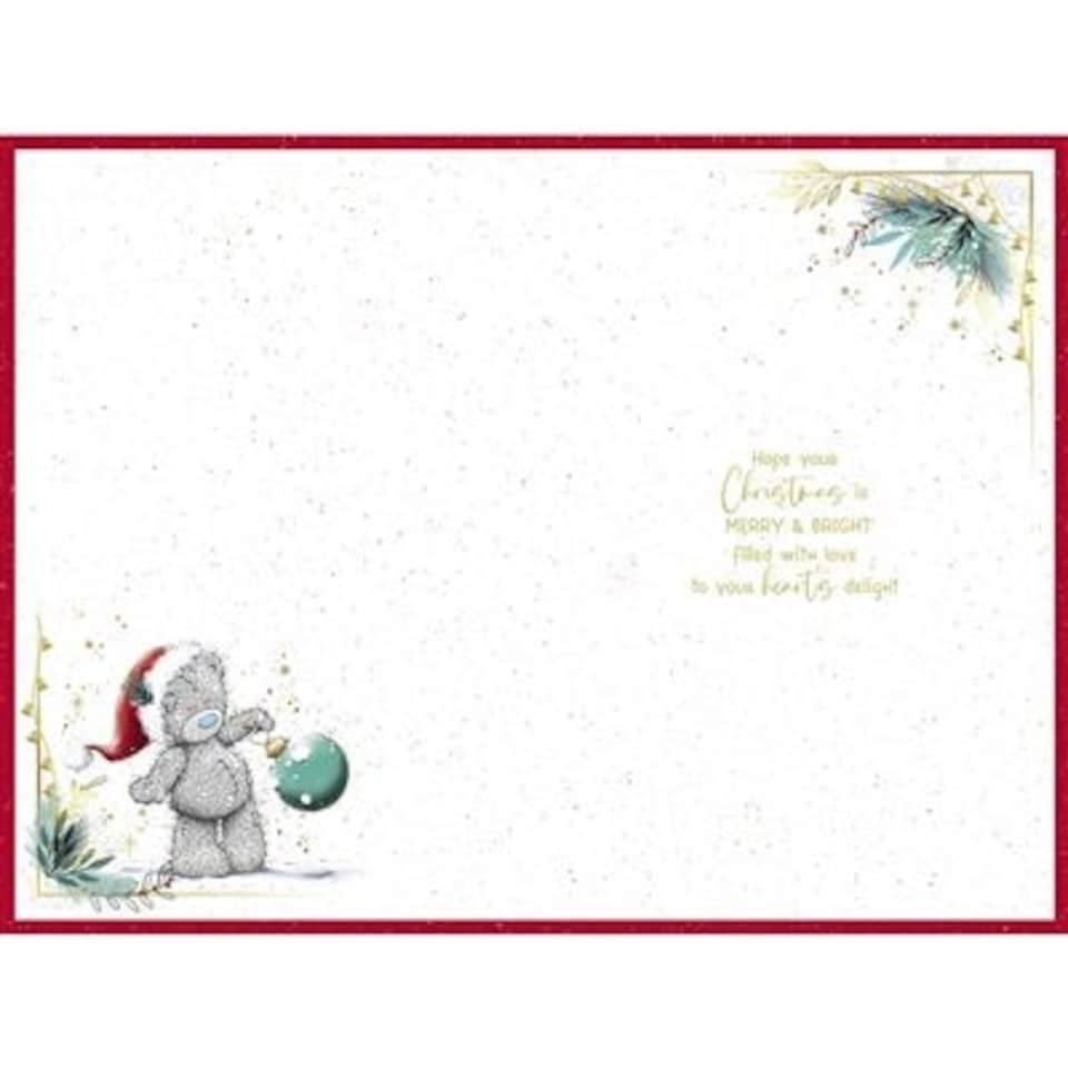 image 1 of Bear Dancing On Bauble Son Christmas Card