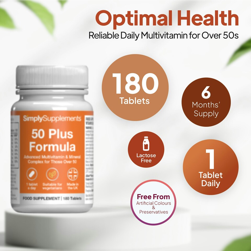 image 1 of 50 Plus Formula - 180 Tablets