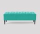 image 1 of Alyana 150cm Wide Tufted Rectangle Ottoman Storage Bench - Upholstery Velvet Shoe Bench with Turned Wooden Legs