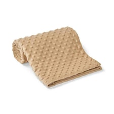Brand Lab Minky Embossed Blanket - Camel - One Size