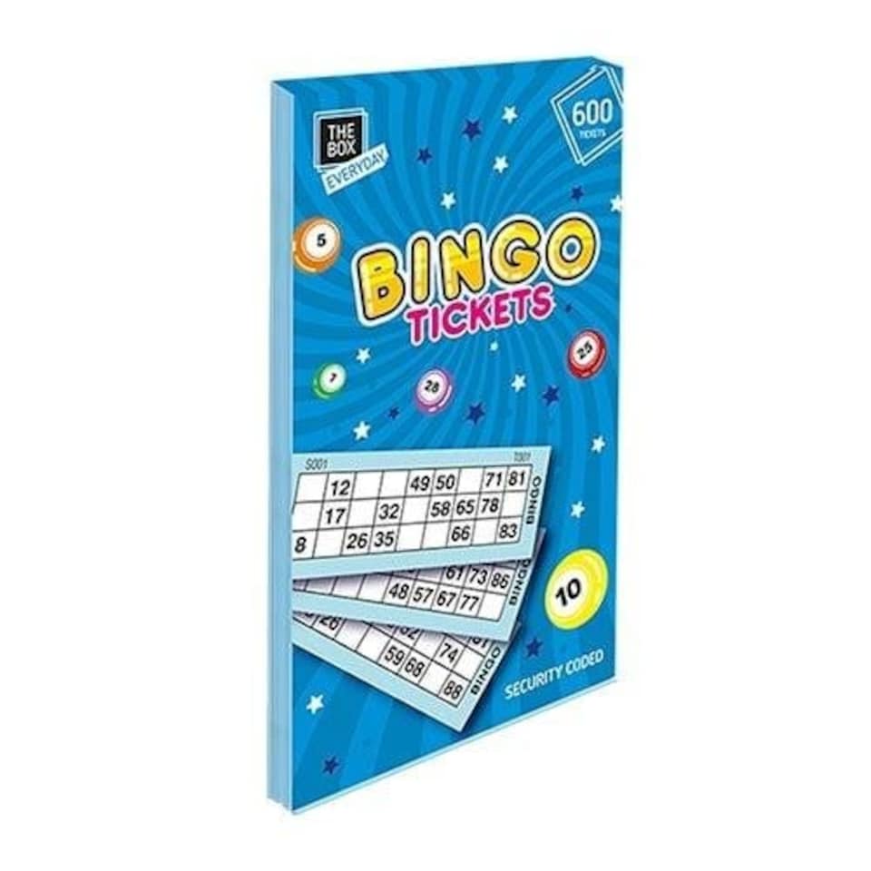 Bingo Book with 600 Tickets