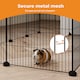 image 5 of Skylos Pet Pen 14 Panel Puppy Rabbit Kitten Playpen Indoor Enclosure Run Cage
