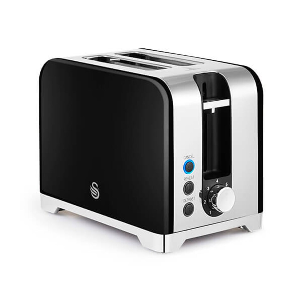 image 1 of Swan Solace Black 2 Slice Toaster
