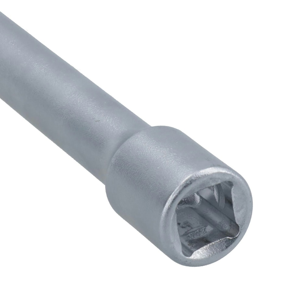 image 1 of 16mm Extra Long Spark Plug Socket with Universal Joint Thin Walled 3/8in Drive