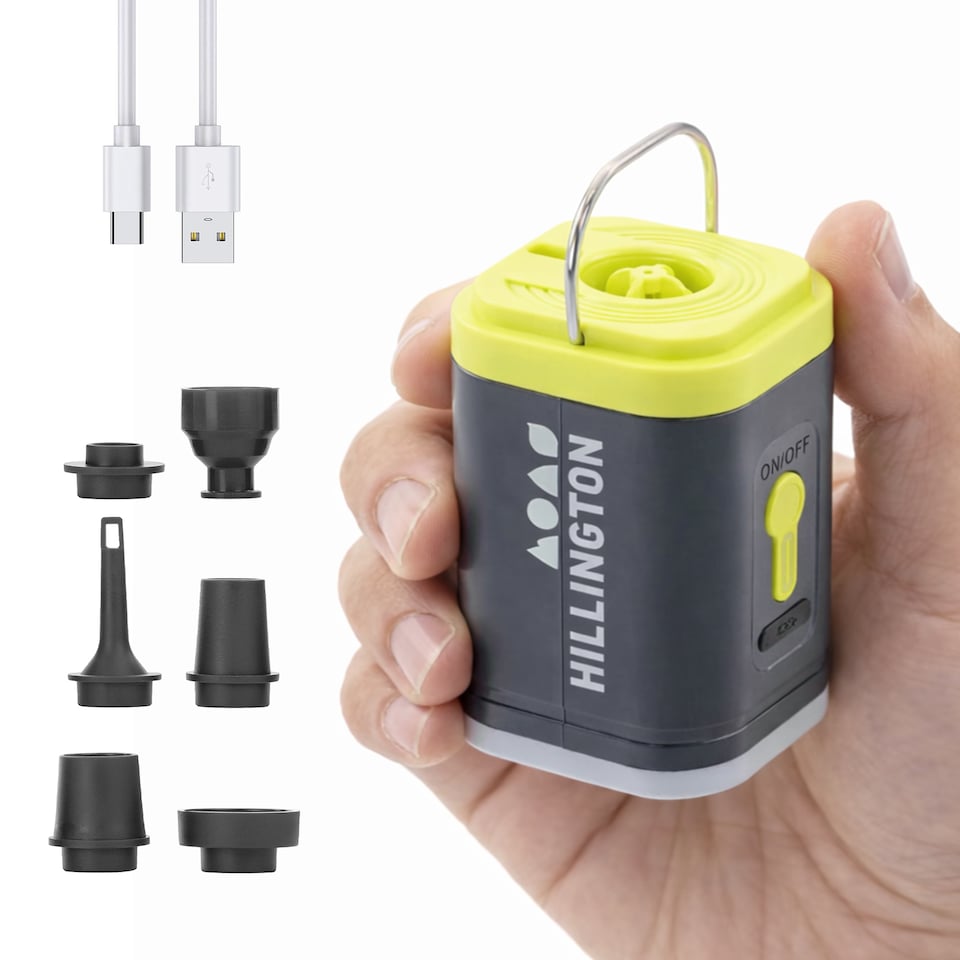image 1 of 3 in 1 Portable USB Air Pump