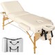 image 1 of Massage Table 3 Zones Massage Table Massage Bed Cosmetic With Lounger Bag Head- And Armrests | Cream | beige | 1