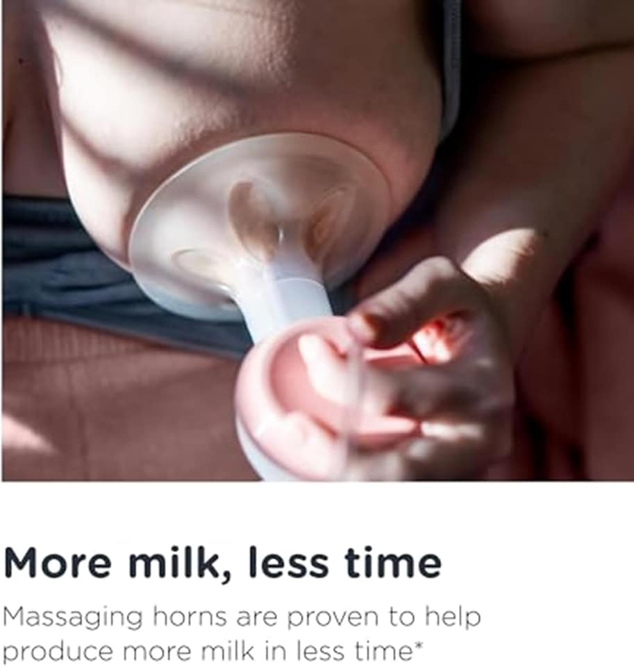 image 1 of Tommee Tippee Electric Breast Pump USB Rechargeable | Portable Breastfeeding Pump with Massage & Express Modes | Hospital Grade Breast Milk Pump