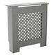 image 8 of Vida Designs Oxford Radiator Cover Painted MDF Cabinet, Grey, 78cm