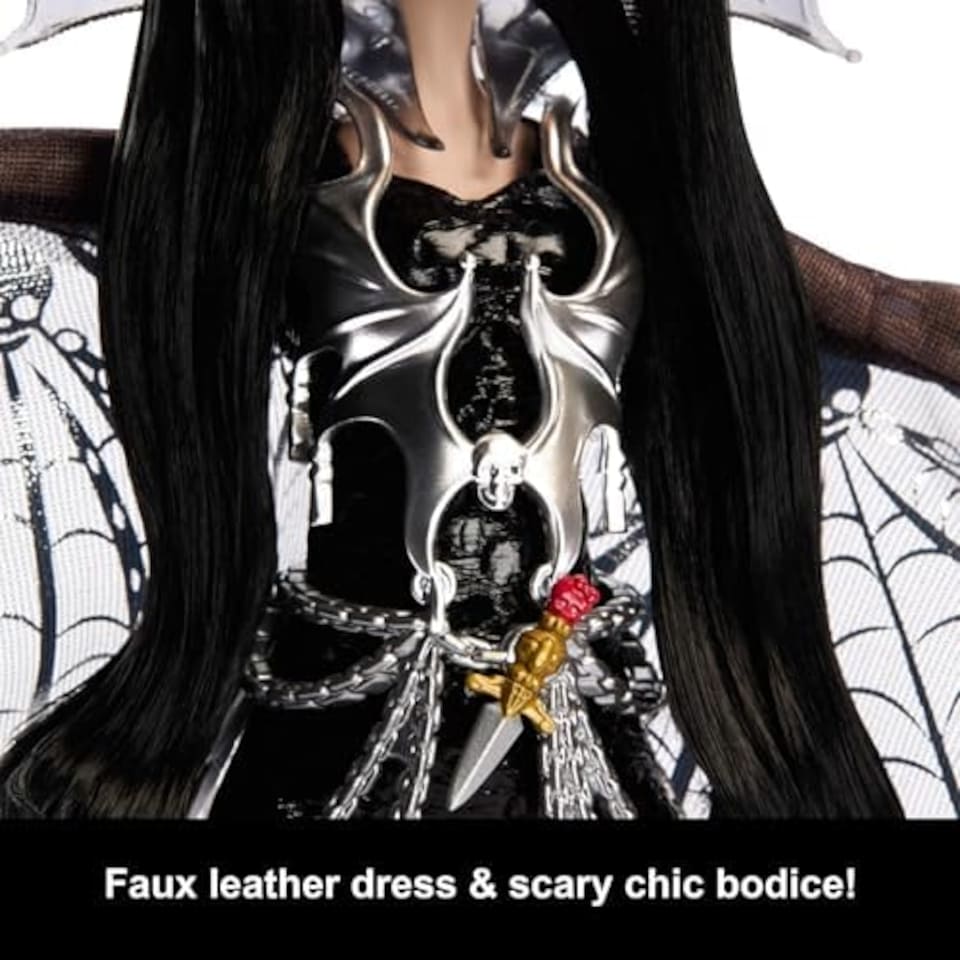 image 1 of Monster High Doll, Elvira, Mistress of The Dark Collectible and Premium Access'