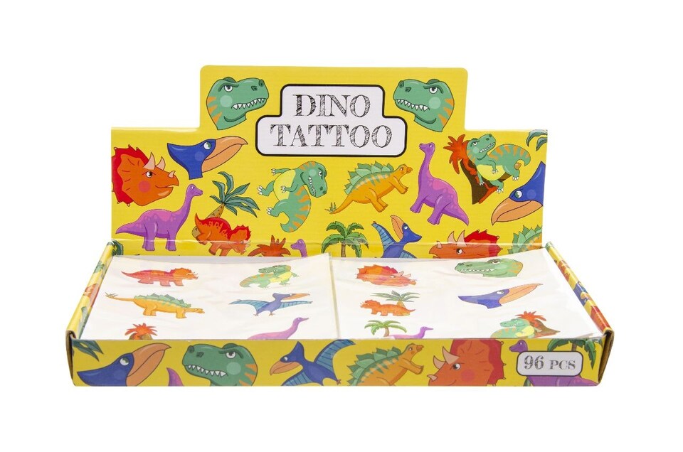 image 1 of 72 Pieces Dinosaur Tattoos