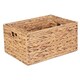 image 2 of Rectangular Water Hyacinth Set of 3 Storage Set | Brown | Brown | Not provided