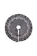 image 1 of Slate Velvet Mistletoe Tree Skirt - Velvet - L0.5 x W80 x H80 cm - Slate