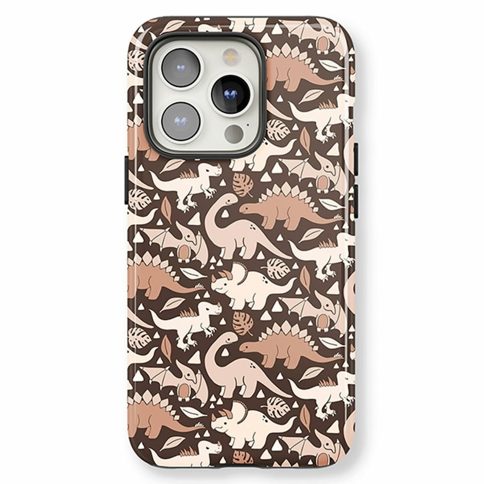 image 1 of Subtle Dino Phone Case | Brown | Galaxy S25
Slim | Galaxy S25
Slim