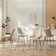 image 3 of SONARA Modern Set of 4 Velvet Dining Chairs with Ergonomic Upholstered Seat