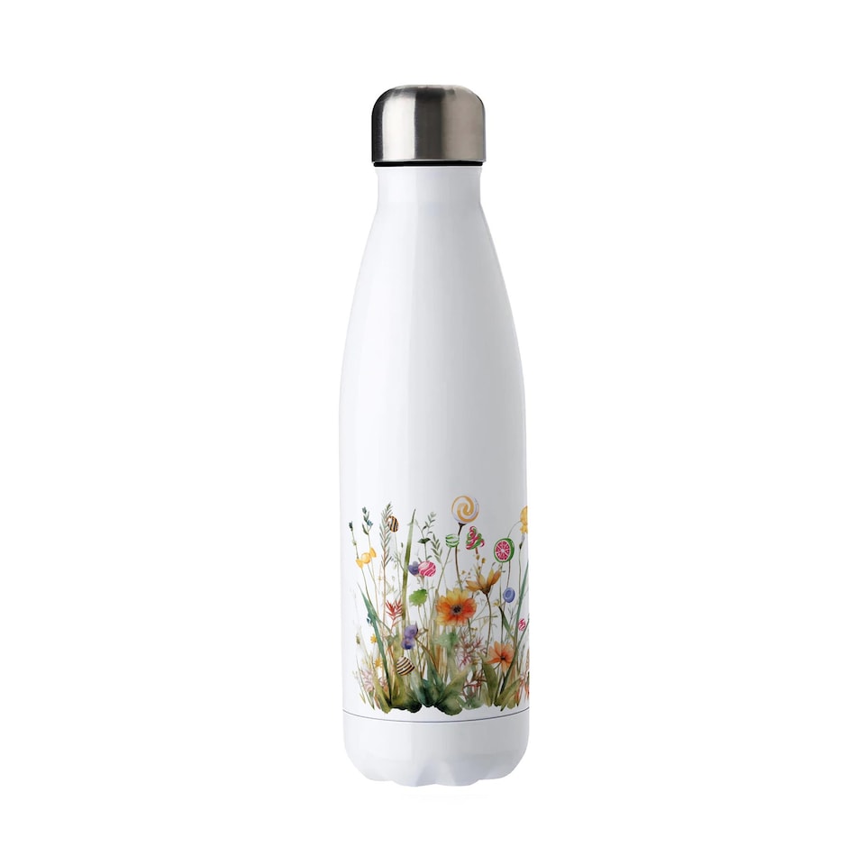 image 1 of Candy Garden Reusable Metal Water Bottle