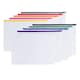 image 8 of Pack of 12 A6 Clear Zippy Bags with Blue Zip