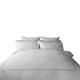 image 3 of Belledorm Luna Cotton Duvet Cover Set - White - Double